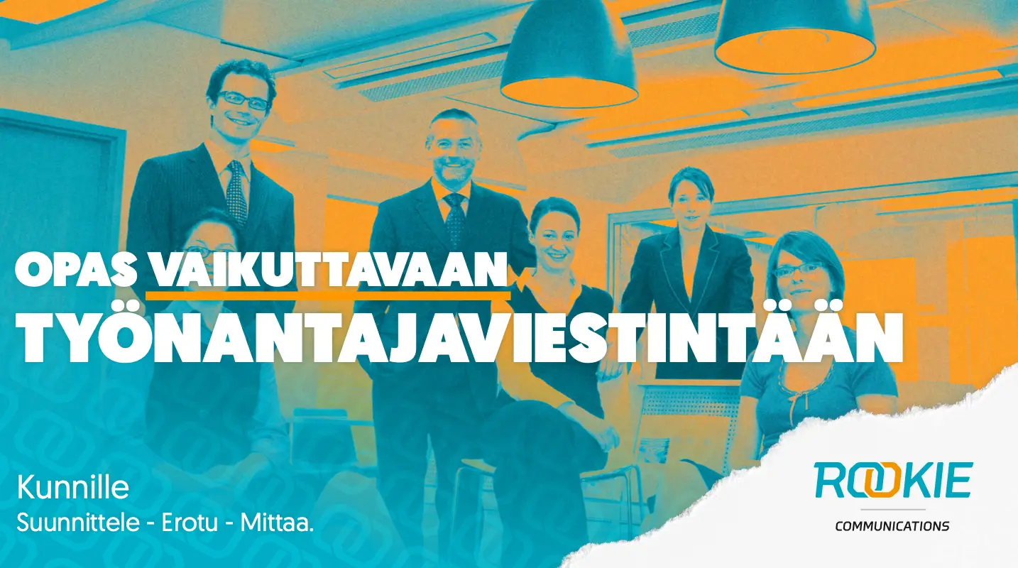 Ilmainen opas kunnille työnantajaviestintään. Lataa opas alta